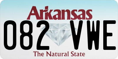 AR license plate 082VWE