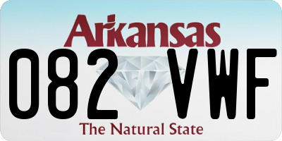 AR license plate 082VWF
