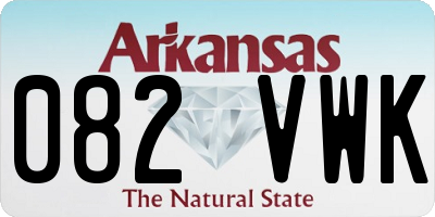AR license plate 082VWK