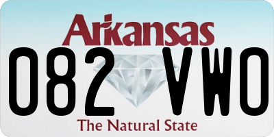 AR license plate 082VWO