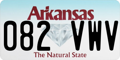 AR license plate 082VWV
