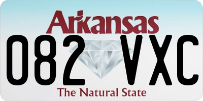 AR license plate 082VXC
