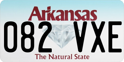 AR license plate 082VXE