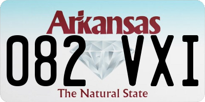 AR license plate 082VXI
