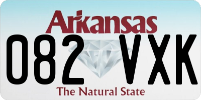 AR license plate 082VXK