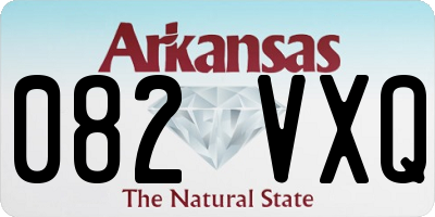 AR license plate 082VXQ