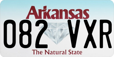 AR license plate 082VXR