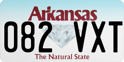 AR license plate 082VXT