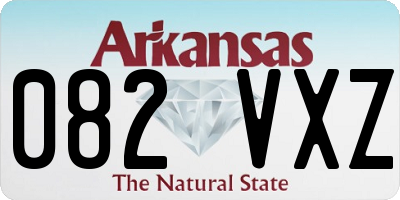 AR license plate 082VXZ