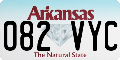 AR license plate 082VYC