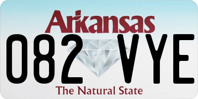 AR license plate 082VYE