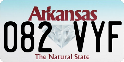AR license plate 082VYF