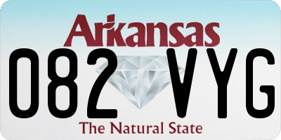 AR license plate 082VYG