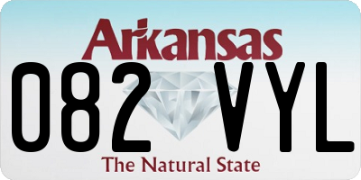 AR license plate 082VYL