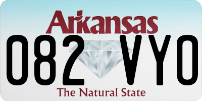 AR license plate 082VYO