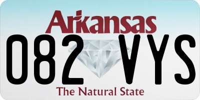 AR license plate 082VYS