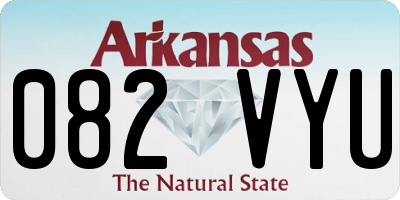 AR license plate 082VYU