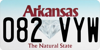 AR license plate 082VYW