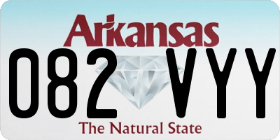 AR license plate 082VYY