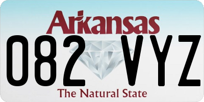 AR license plate 082VYZ