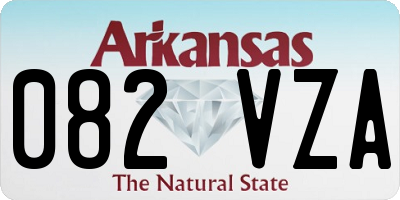 AR license plate 082VZA