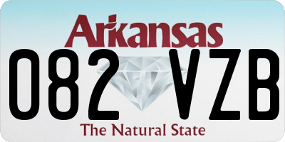 AR license plate 082VZB