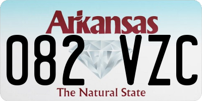 AR license plate 082VZC