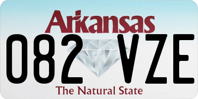 AR license plate 082VZE