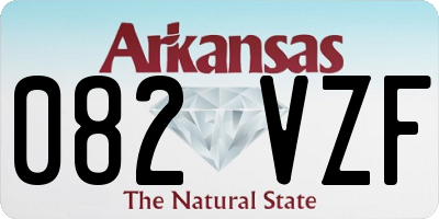 AR license plate 082VZF