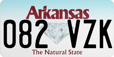 AR license plate 082VZK