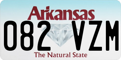 AR license plate 082VZM