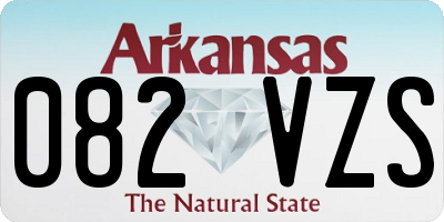 AR license plate 082VZS