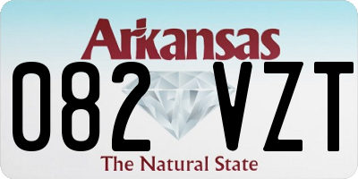 AR license plate 082VZT