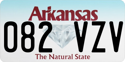 AR license plate 082VZV