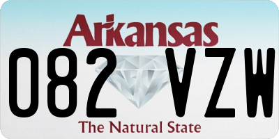 AR license plate 082VZW