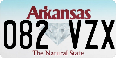 AR license plate 082VZX