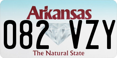 AR license plate 082VZY