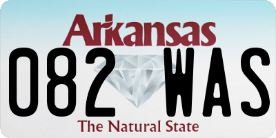 AR license plate 082WAS