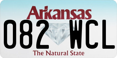 AR license plate 082WCL