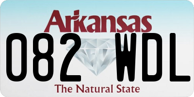 AR license plate 082WDL