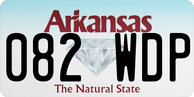 AR license plate 082WDP