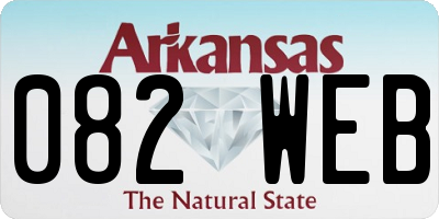 AR license plate 082WEB