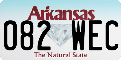 AR license plate 082WEC