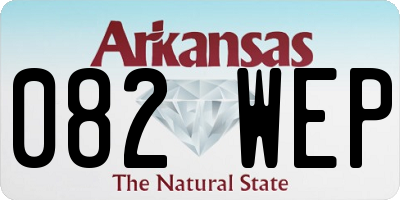 AR license plate 082WEP