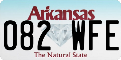 AR license plate 082WFE