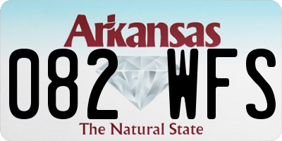 AR license plate 082WFS