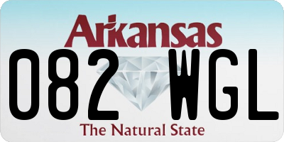 AR license plate 082WGL