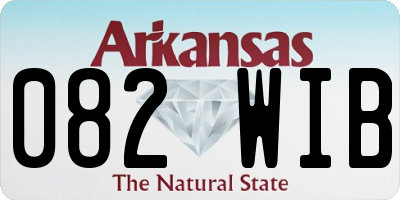 AR license plate 082WIB