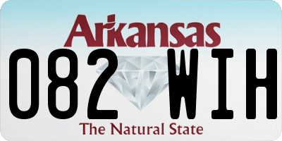 AR license plate 082WIH