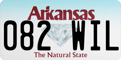 AR license plate 082WIL